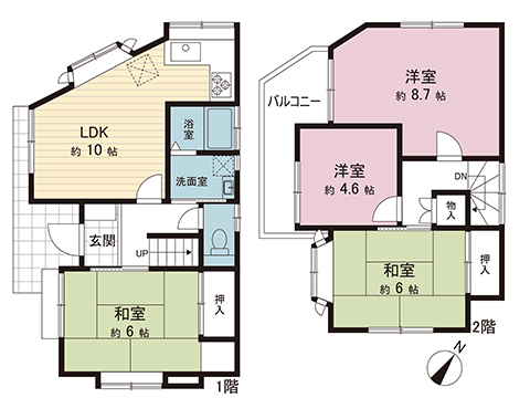 中古戸建 大和市福田 小田急江ノ島線高座渋谷駅 2,980万円
