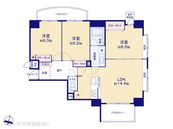 中古マンション 埼玉県川口市幸町１丁目3-31 JR京浜東北線川口駅 5,099万円