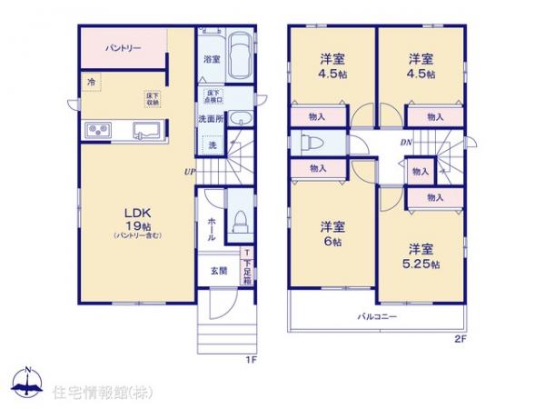 新築戸建 埼玉県新座市石神４丁目6 西武池袋線東久留米駅 3,690万円