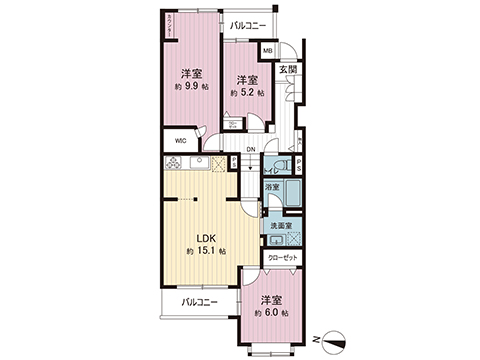 中古マンション 町田市中町３丁目 小田急線町田駅 3,998万円