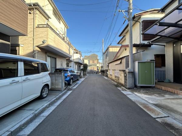 川越市大字砂 　戸建 前面道路含む現地写真