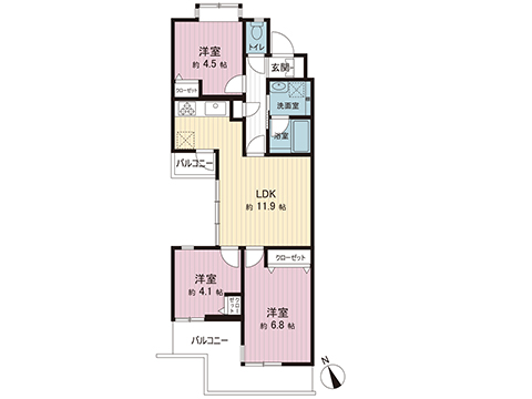 中古マンション 調布市下石原３丁目 京王相模原線京王多摩川駅 3,298万円