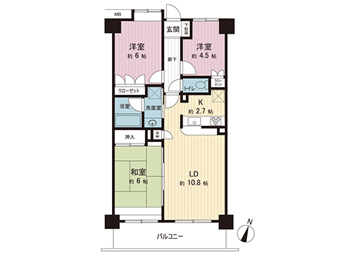 中古マンション 春日部市下蛭田 東武野田線東岩槻駅 1,780万円