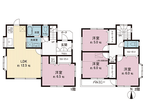 中古戸建 横浜市泉区白百合３丁目 横浜市営地下鉄ブルーライン中田駅 3,780万円