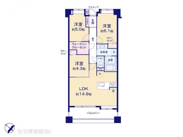 中古マンション 神奈川県横浜市港北区大豆戸町623-1 東急東横線菊名駅 6,399万円