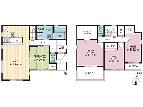 新築戸建 蓮田市西新宿４丁目 JR湘南新宿ライン (宇都宮逗子）白岡駅 2,680万円