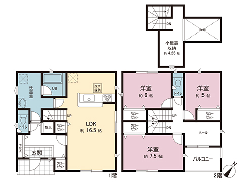 新築戸建 富士見市渡戸３丁目 東武東上線ふじみ野駅 3,980万円
