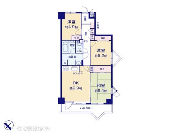 中古マンション 埼玉県和光市白子３丁目28-35 東武東上線成増駅 2,599万円