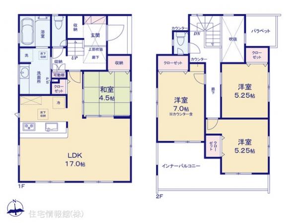新築戸建 神奈川県横浜市旭区万騎が原65-6 相鉄いずみ野線南万騎が原駅 6,980万円