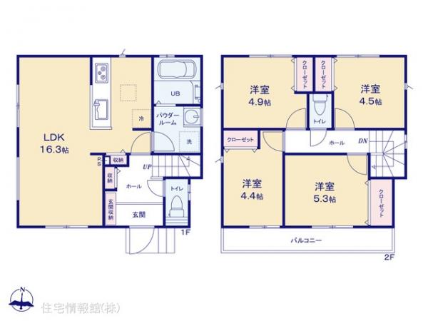 新築戸建 神奈川県横浜市保土ケ谷区権太坂１丁目44-6 JR横須賀線東戸塚駅 4,890万円