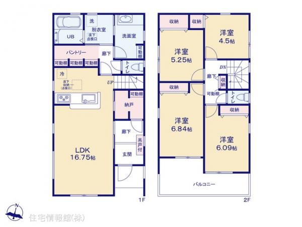 新築戸建 神奈川県藤沢市下土棚2092 小田急江ノ島線長後駅 4,680万円
