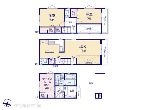 新築戸建 神奈川県川崎市川崎区鋼管通１丁目19-11 JR南武線浜川崎駅 5,080万円