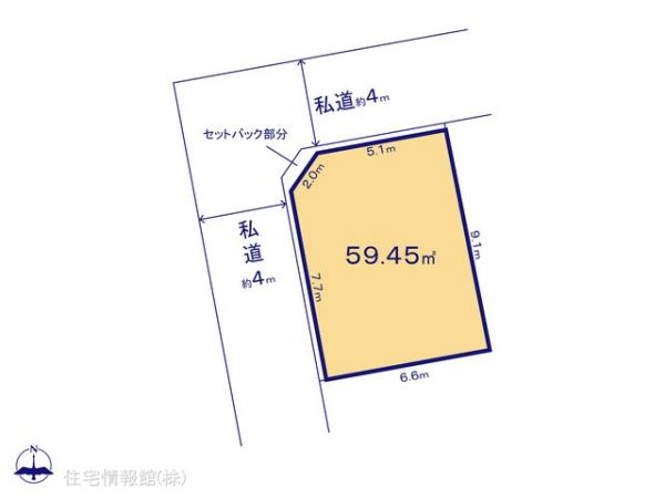 土地 埼玉県さいたま市桜区西堀２丁目640-23 JR埼京線中浦和駅 3,450万円