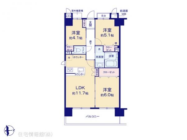 中古マンション 神奈川県厚木市中町３丁目8-1 小田急線本厚木駅 3,999万円