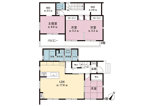 新築戸建 日高市大字原宿 JR川越線高麗川駅 3,580万円