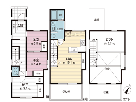 新築戸建 横浜市戸塚区名瀬町 JR横須賀線東戸塚駅 3,780万円