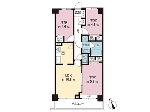 中古マンション 相模原市緑区東橋本３丁目 JR横浜線橋本駅 2,690万円