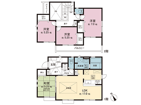 新築戸建 町田市金井ヶ丘３丁目 小田急線鶴川駅 5,380万円