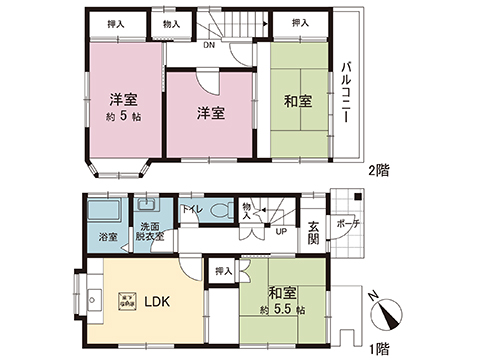 中古戸建 相模原市中央区上矢部５丁目 JR横浜線淵野辺駅 1,680万円