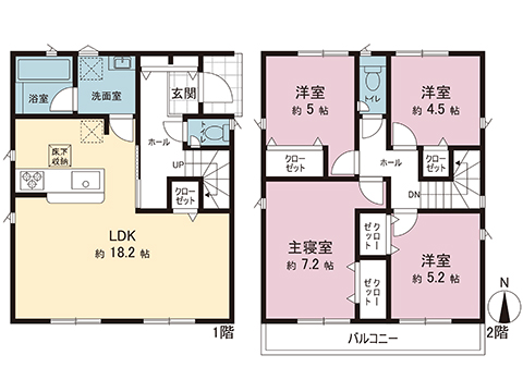 新築戸建 足柄上郡中井町半分形 JR東海道本線(東京〜熱海)二宮駅 2,780万円