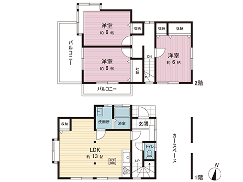 中古戸建 坂戸市鎌倉町 東武東上線北坂戸駅 1,898万円