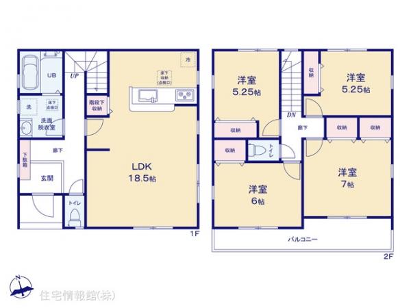新築戸建 千葉県市川市田尻５丁目14 東西線原木中山駅 5,680万円