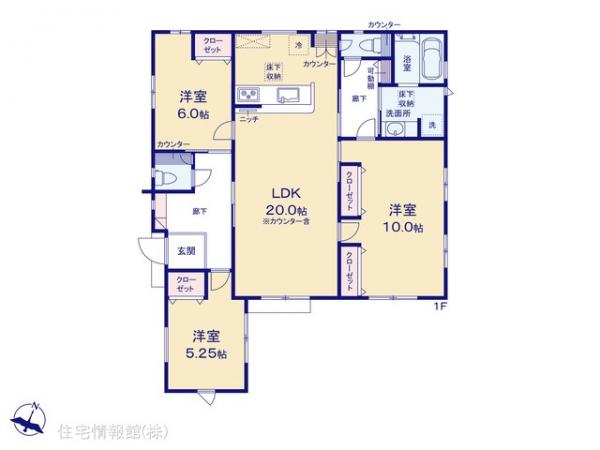 新築戸建 埼玉県さいたま市見沼区大字笹丸89-3 JR川越線大宮駅 4,198万円