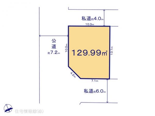 土地 千葉県鎌ケ谷市東初富２丁目807-43 京成松戸線初富駅 2,250万円