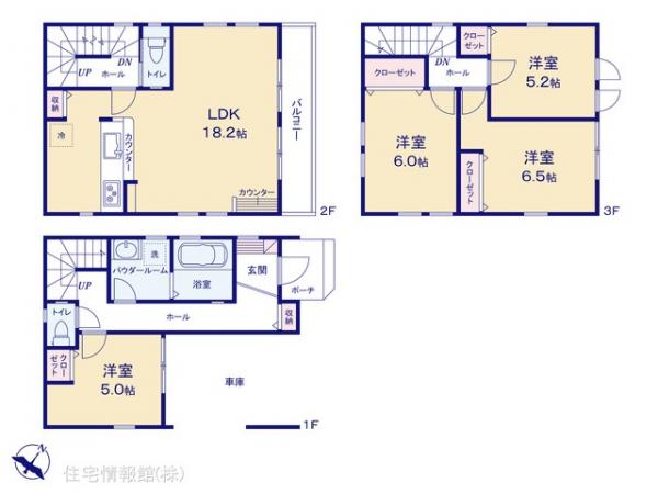 新築戸建 埼玉県さいたま市南区辻６丁目1926-1 JR埼京線北戸田駅 5,899万円