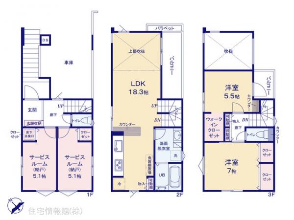 新築戸建 埼玉県さいたま市大宮区天沼町２丁目802-2 JR京浜東北線さいたま新都心駅 5,380万円