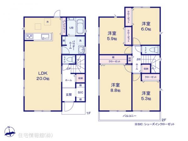 新築戸建 神奈川県厚木市愛甲西１丁目 小田急線愛甲石田駅 4,290万円