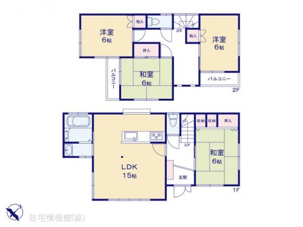 中古戸建 埼玉県ふじみ野市鶴ケ岡３丁目 東武東上線上福岡駅 2,499万円