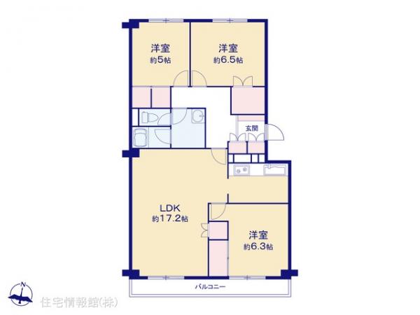 中古マンション 神奈川県鎌倉市岡本1241-4 JR東海道本線(東京〜熱海)大船駅 2,980万円