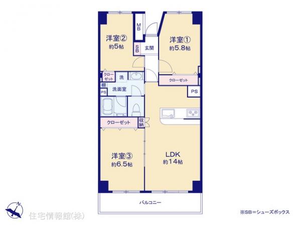 中古マンション 神奈川県横浜市南区六ツ川３丁目85-6 京急本線弘明寺駅 2,199万円