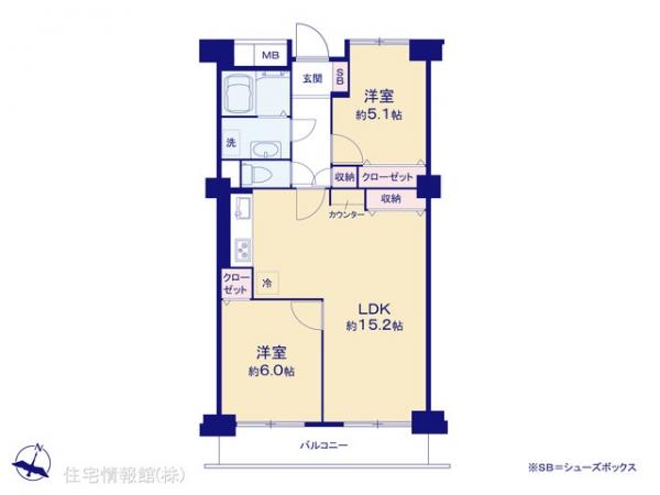 中古マンション 千葉県松戸市稔台７丁目31-9 京成松戸線みのり台駅 1,798万円