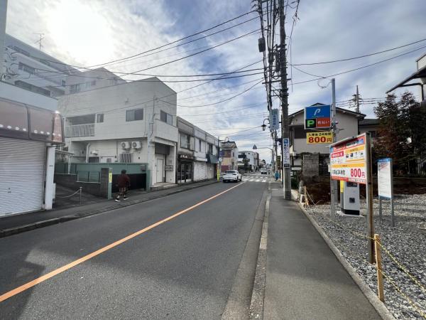 小平市学園西町２丁目 土地 前面道路含む現地写真