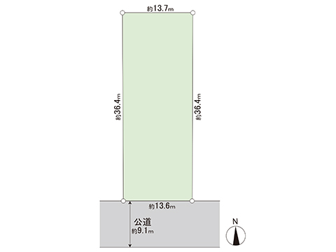 土地 小平市学園西町２丁目 西武多摩湖線一橋学園駅 1億9,000万円