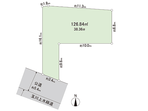 土地 小平市学園西町１丁目 西武多摩湖線一橋学園駅 3,980万円