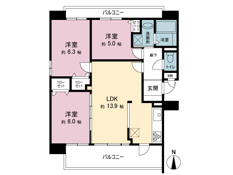 中古マンション 川口市並木元町 JR京浜東北線川口駅 3,880万円