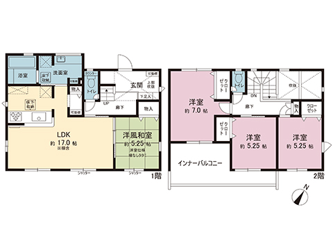 新築戸建 海老名市上今泉５丁目 相鉄本線かしわ台駅 5,780万円