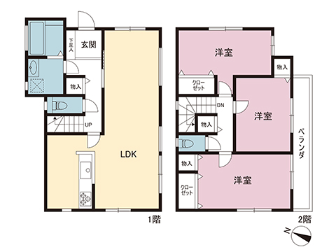 中古戸建 青梅市今井１丁目 JR八高線（八王子〜高麗川）金子駅 1,998万円