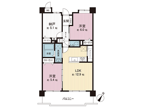 中古マンション 川口市朝日４丁目 埼玉高速鉄道南鳩ケ谷駅 3,190万円