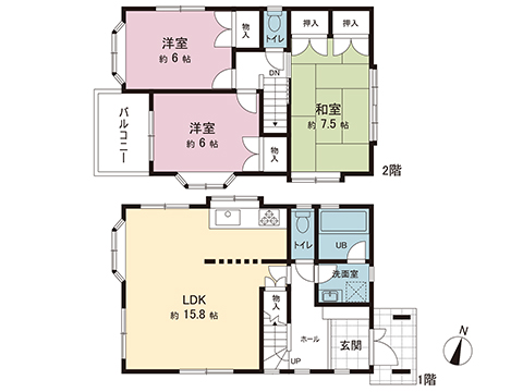 中古戸建 高座郡寒川町岡田５丁目 JR相模線寒川駅 2,580万円