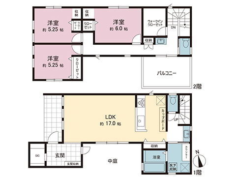 新築戸建 大和市下鶴間 東急田園都市線つきみ野駅 6,780万円