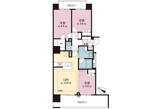 中古マンション 町田市中町１丁目 小田急線町田駅 7,699万円