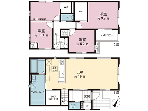 新築戸建 埼玉県蓮田市馬込５丁目 JR東北本線（宇都宮線）蓮田駅 4,999万円