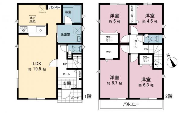 新築戸建 伊勢原市下糟屋 小田急線伊勢原駅 3,080万円
