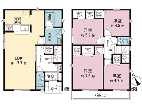新築戸建 伊勢原市下糟屋 小田急線伊勢原駅 2,680万円