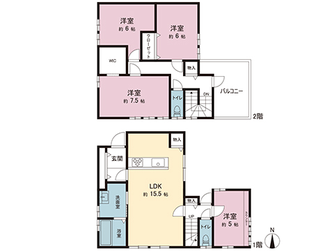中古戸建 ふじみ野市新駒林３丁目 東武東上線ふじみ野駅 4,180万円