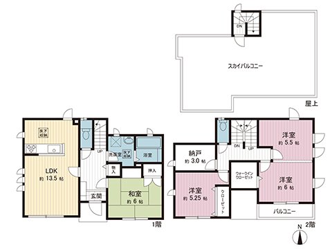 中古戸建 川越市大字小室 JR川越線西川越駅 4,480万円